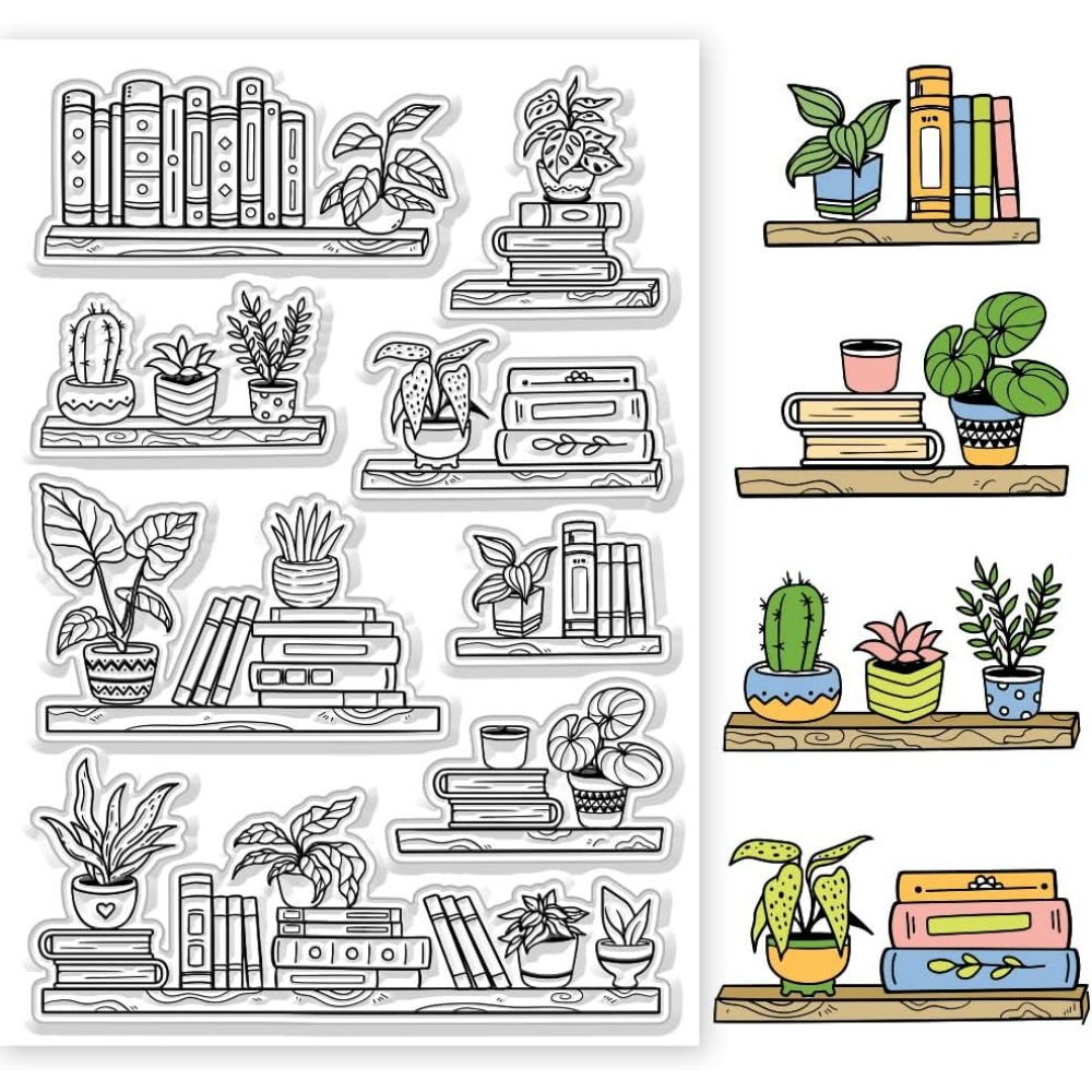 Sellos transparentes de estant - Clear Silicone Stamps For Card Making reseña y precio