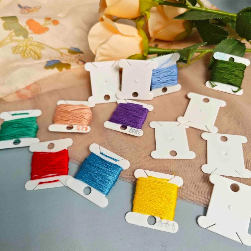 1 juego de carretes para hilo  - Cotton Embroidery Thread Skeins reseña y precio