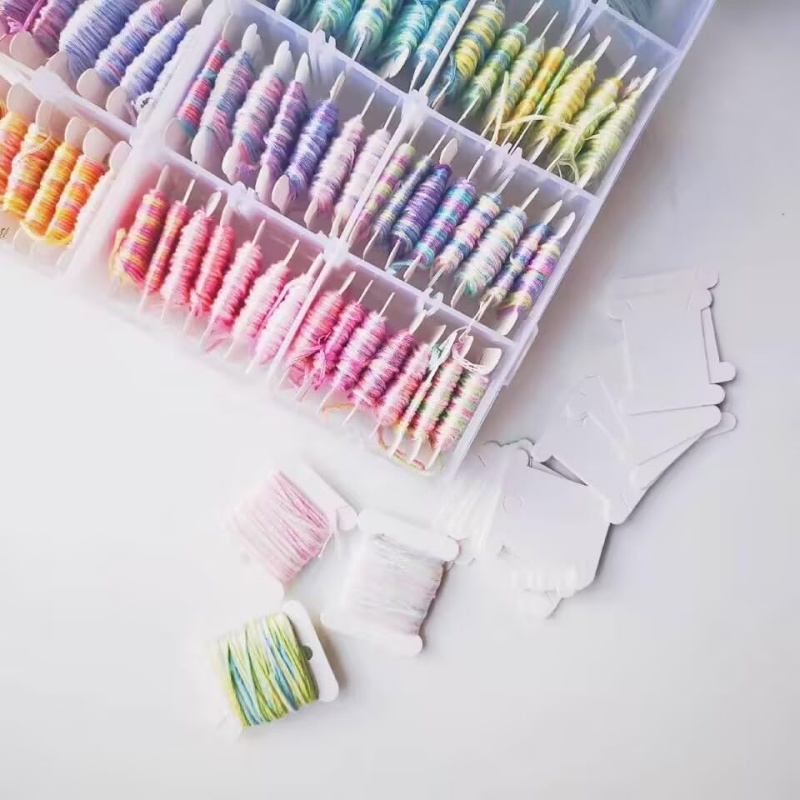 1 juego de carretes para hilo  - Cotton Embroidery Thread Skeins reseña y precio