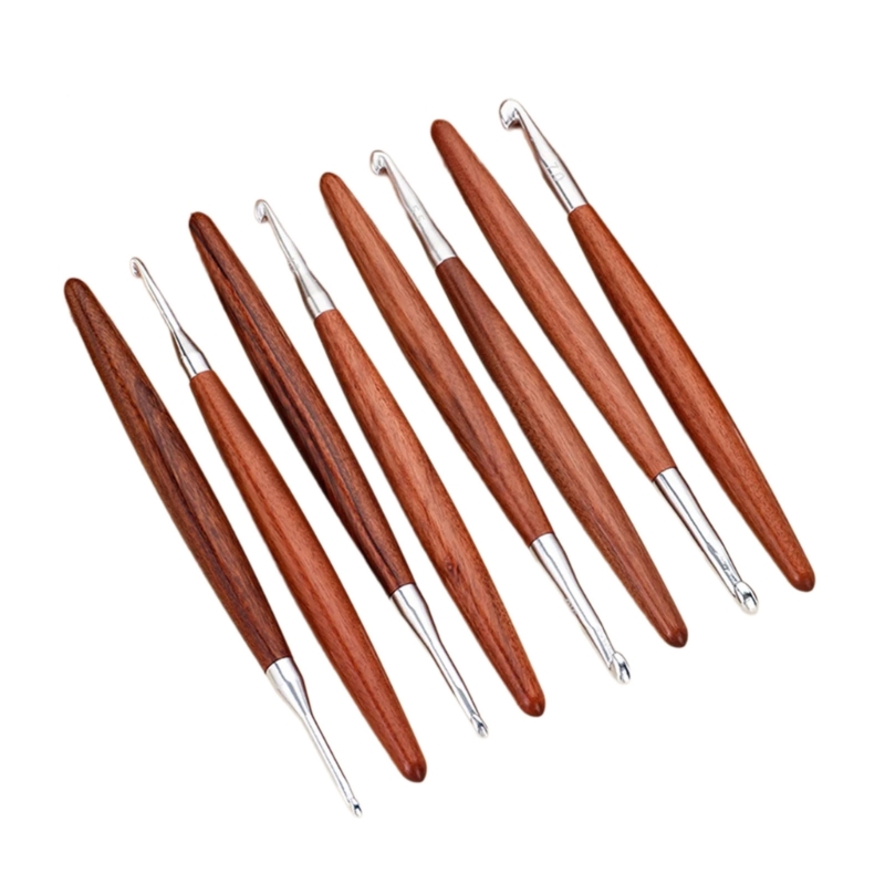 Gancho ganchillo con madera F6 - Wooden Crochet Hooks Ergonomic Handle reseña y precio