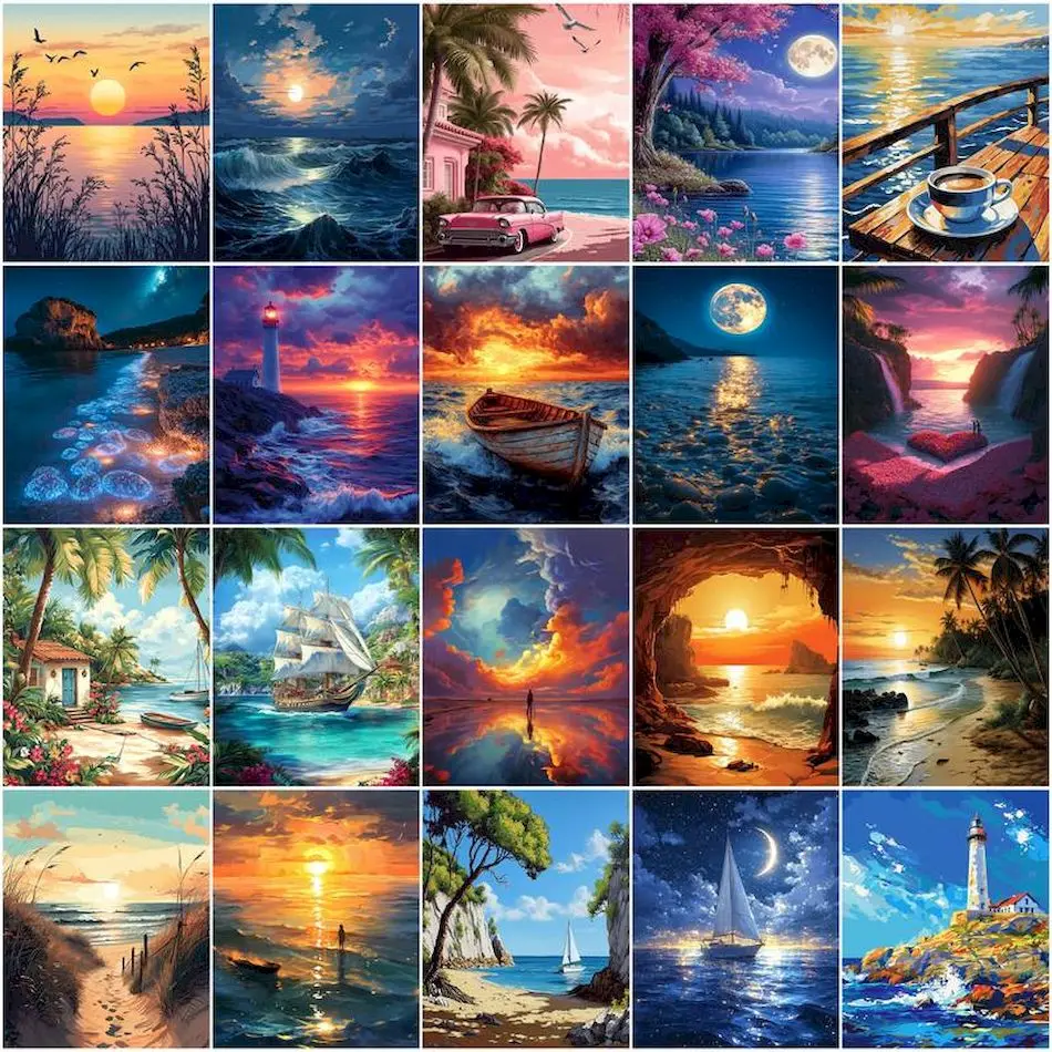 Pinturas para pintar por númer - Painting Supplies reseña y precio